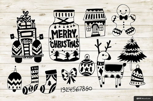 圣诞节与新年平面设计灵感 气球与饰品矢量素材全攻略